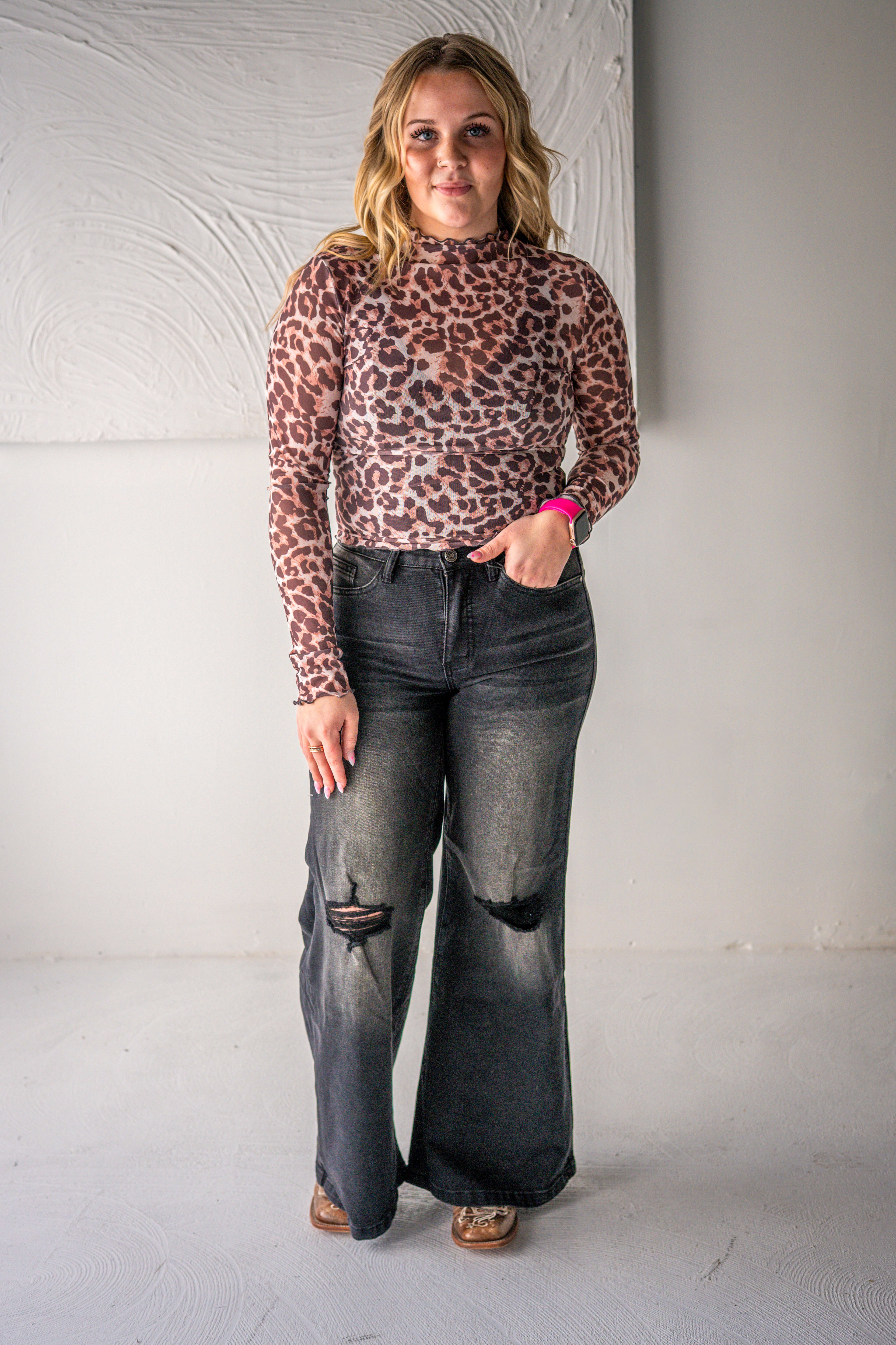 Black Wide Leg Jeans