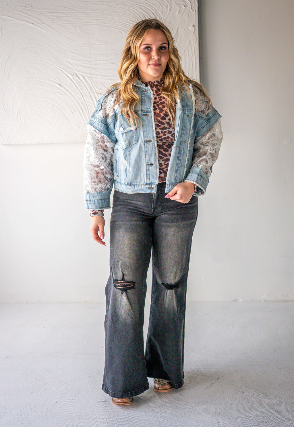 Black Wide Leg Jeans