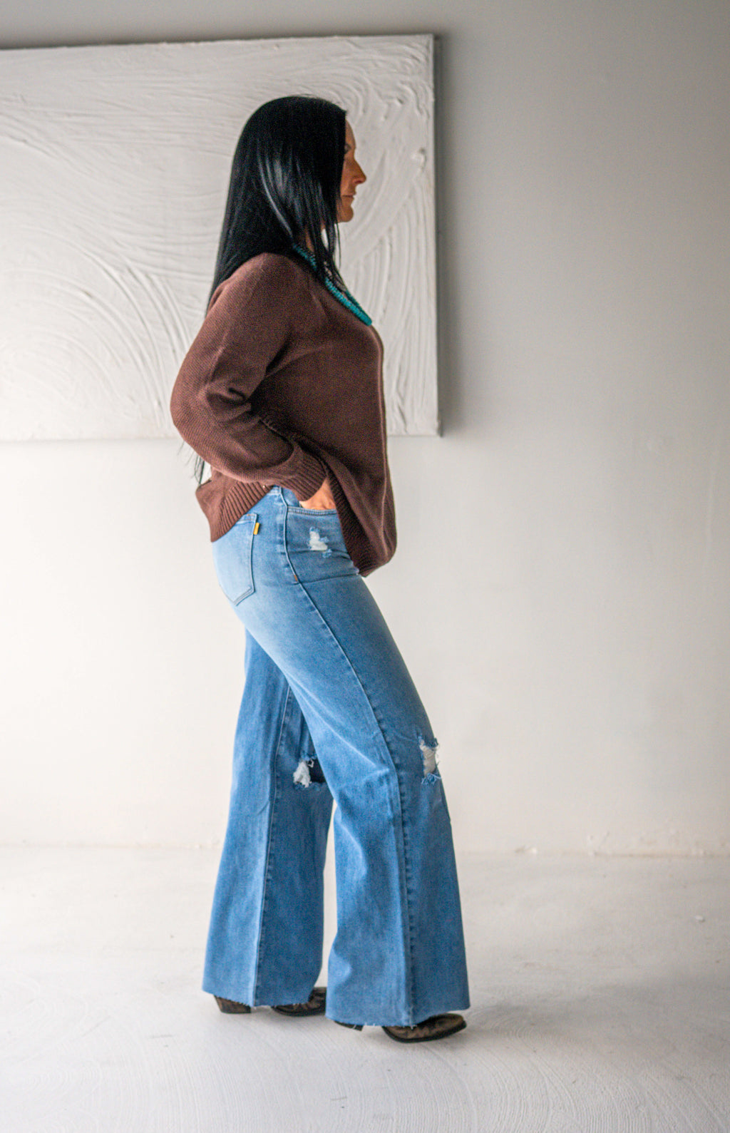 Wide Leg Slouchy Jeans