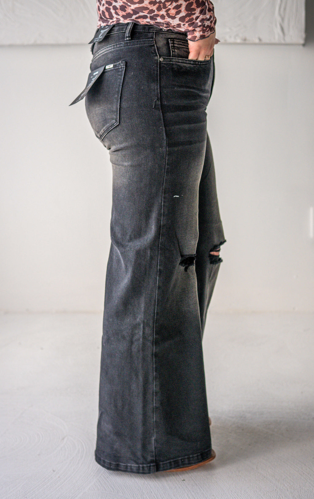 Black Wide Leg Jeans