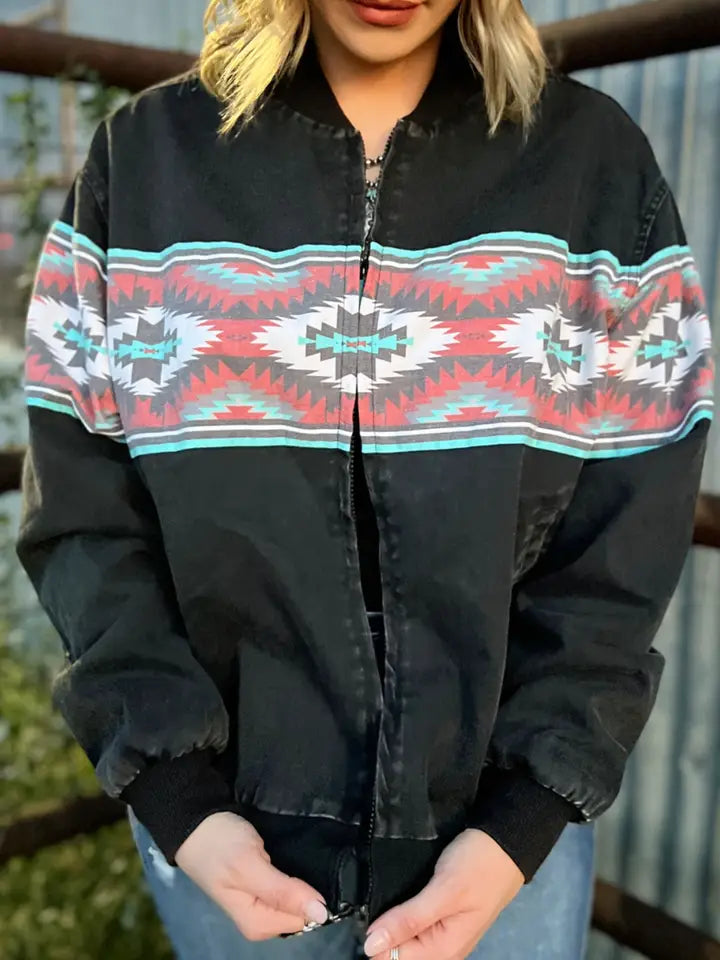 90's Vibe Bomber Jacket
