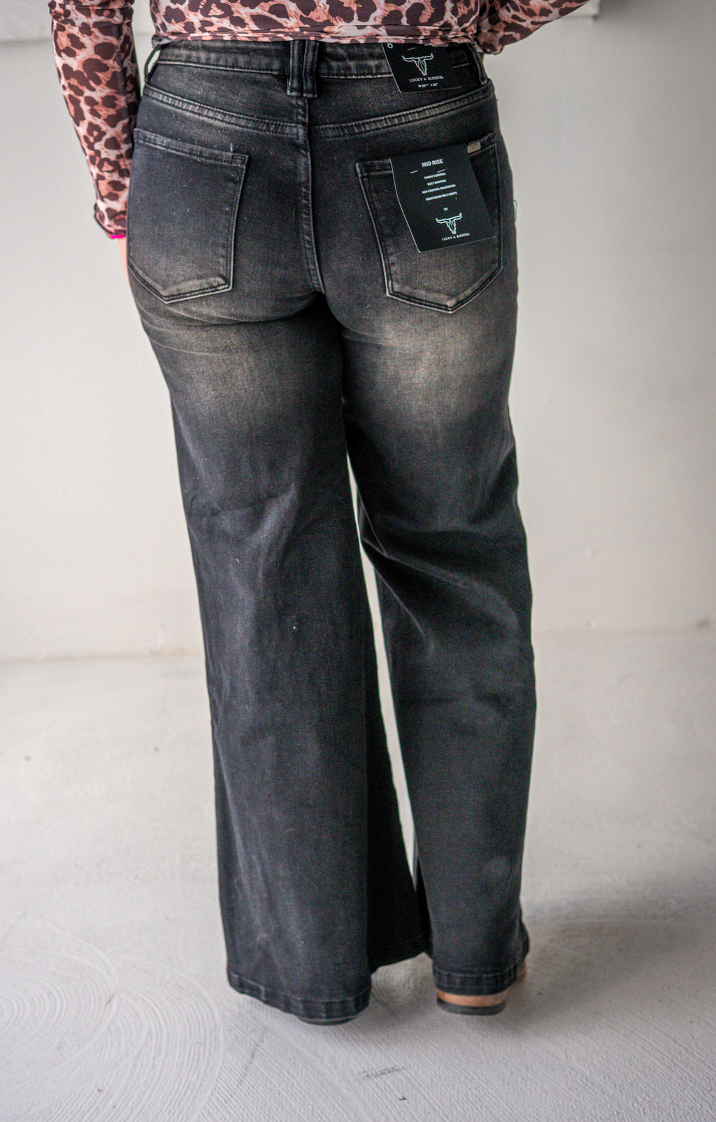 Black Wide Leg Jeans