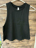 Black Cropped Tank