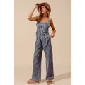 Cutout Denim Jumpsuit