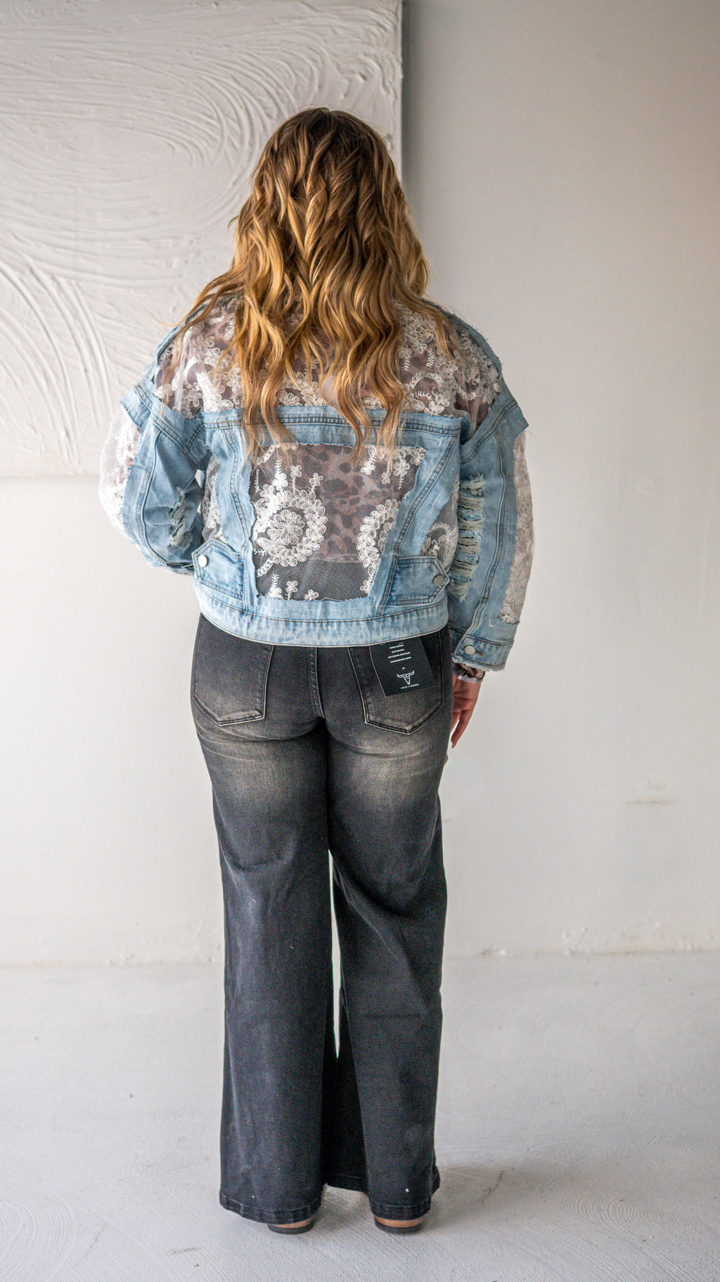 Lace Denim Jacket