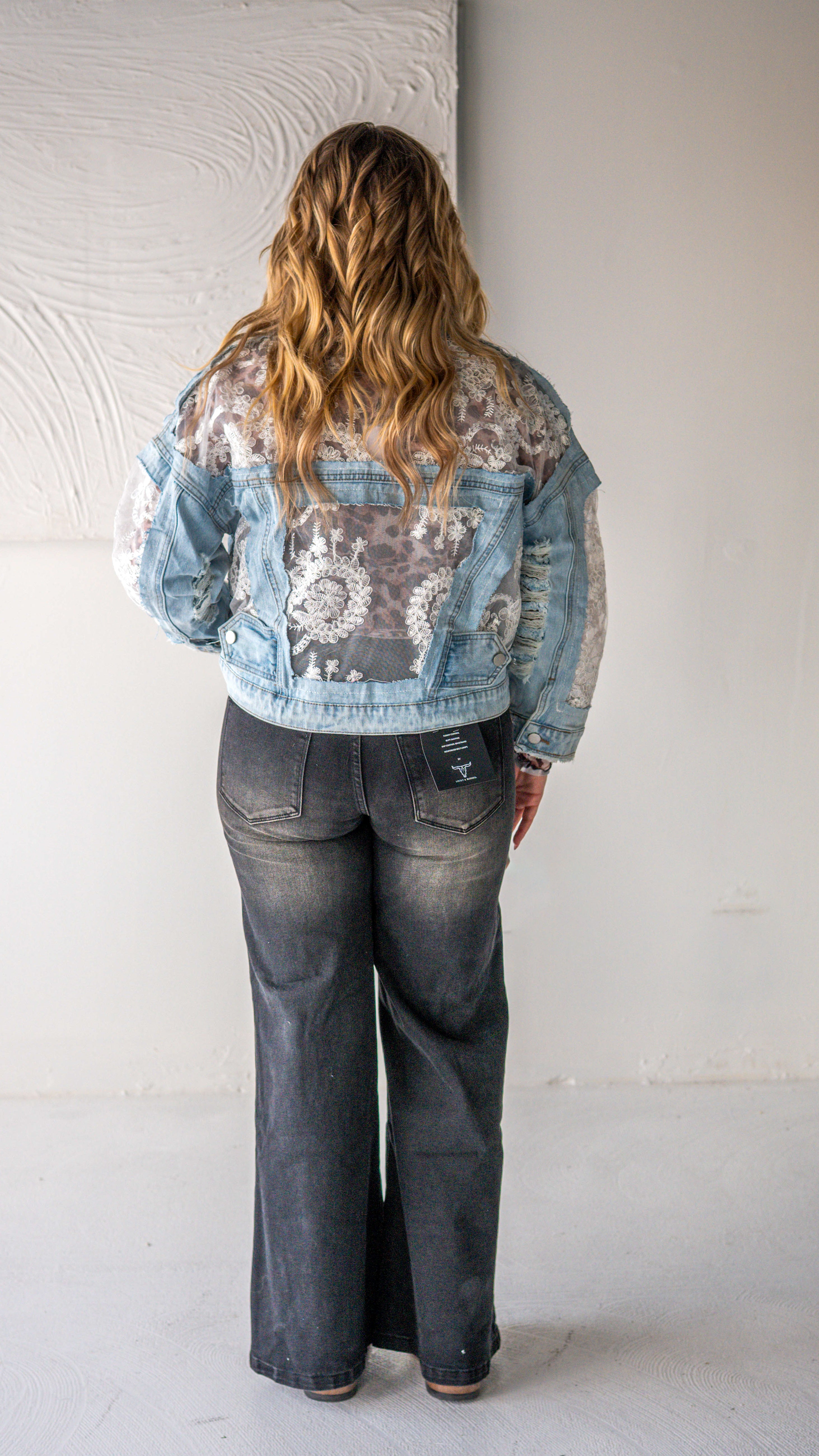 Lace Denim Jacket