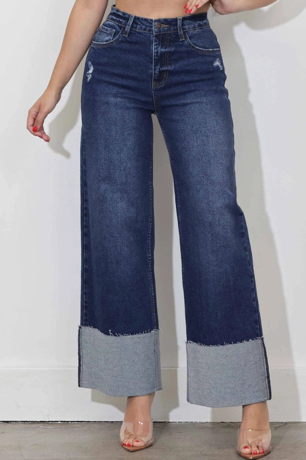 Wide Leg - Rigid with Comfort Stretch