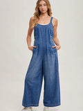 Denim Overall Jumpsuit