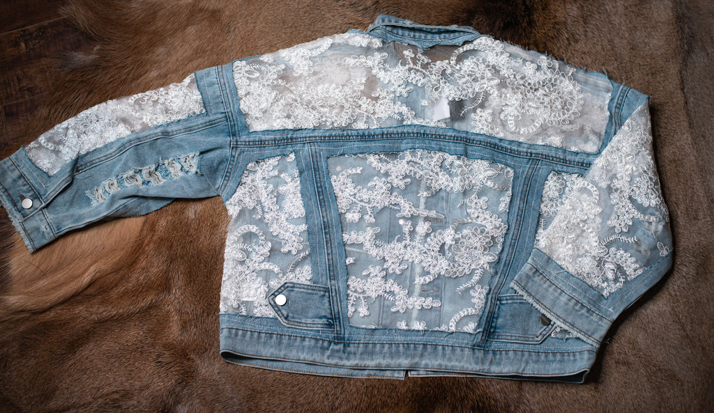 Lace Denim Jacket