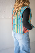 Serape Puffer Vest