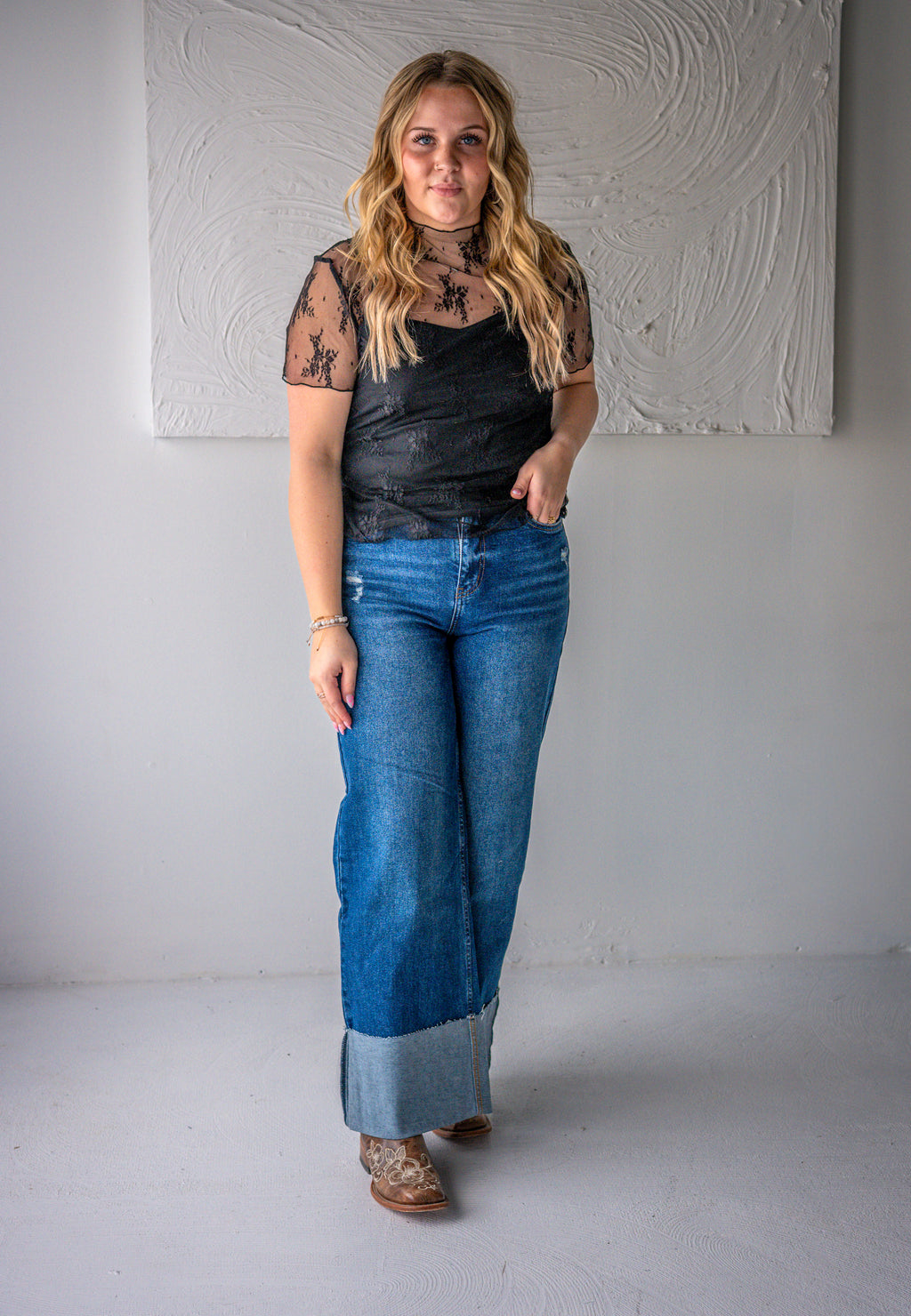Wide Leg - Rigid with Comfort Stretch