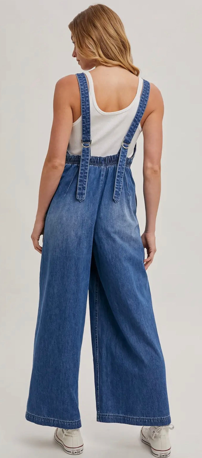 Denim Overall Jumpsuit
