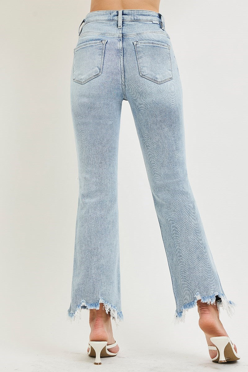 Risen - Cropped Jeans