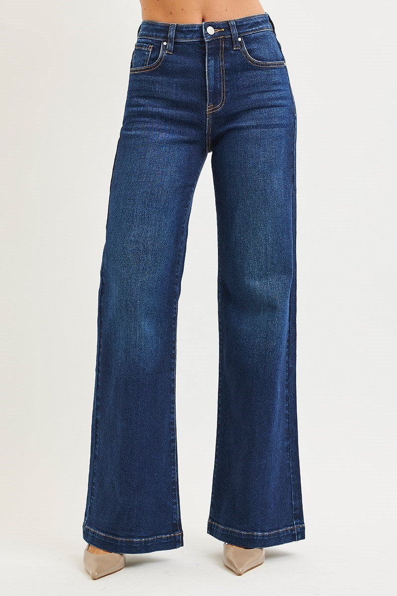 Risen - Dark Wide Leg Jean
