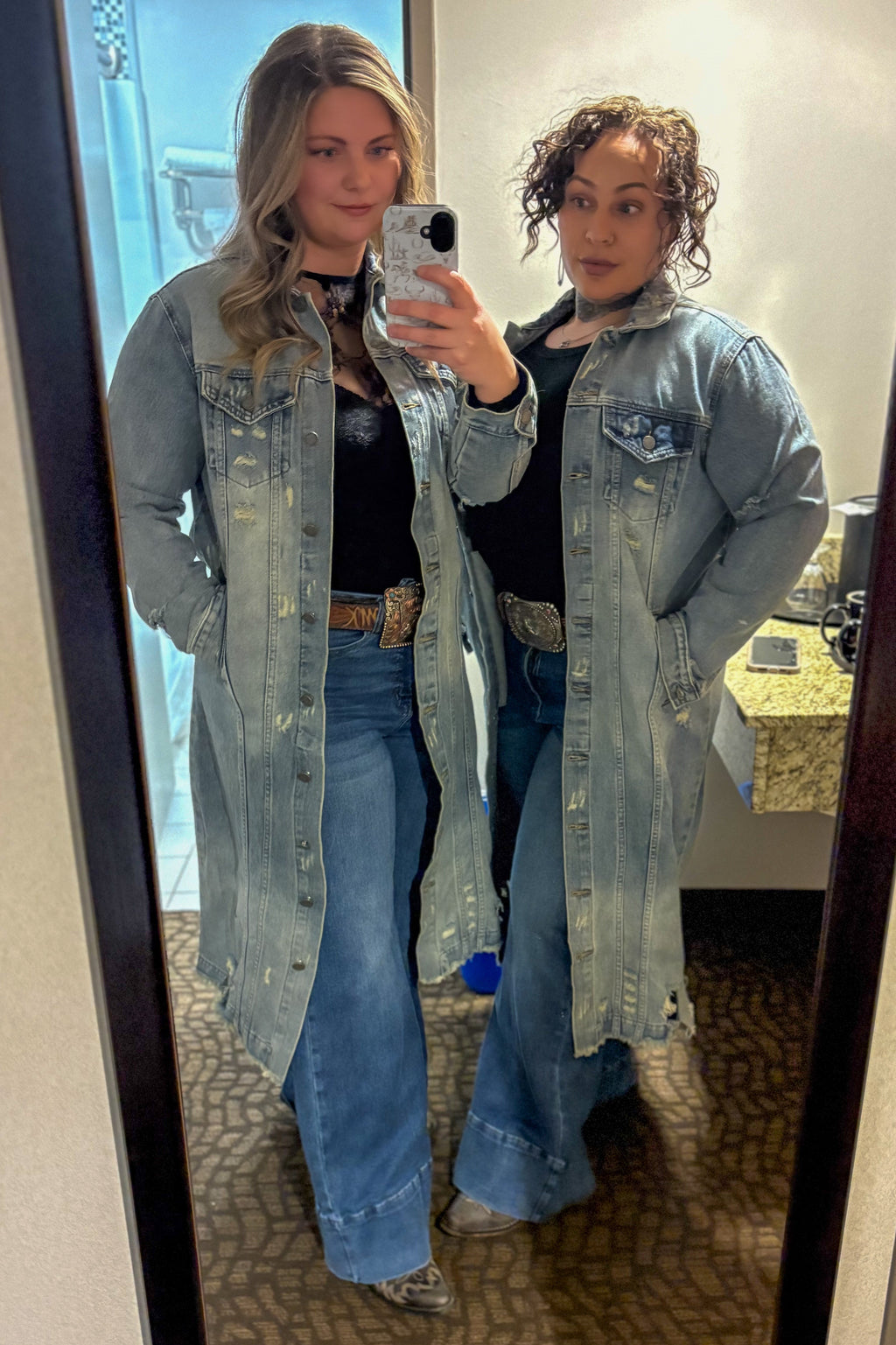 Distressed Denim Jacket