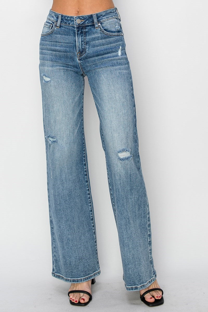 Risen - Vintage Wash Wide Leg