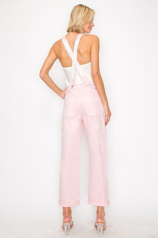 Soft Pink Overalls