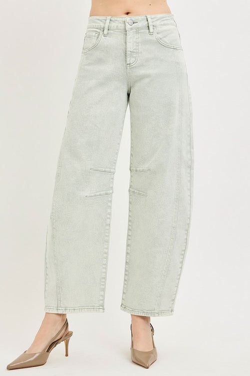 Ankle Barrel Jeans