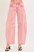 Ankle Barrel Jeans