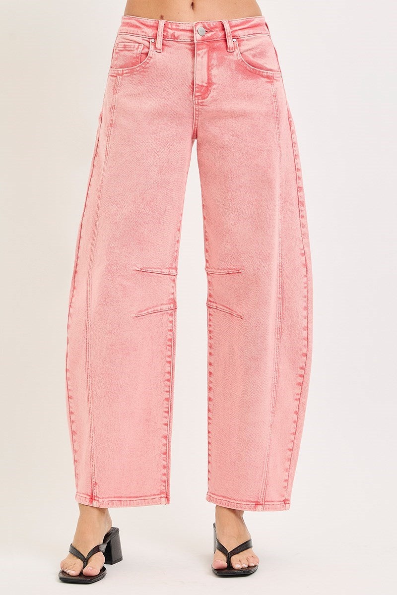 Ankle Barrel Jeans