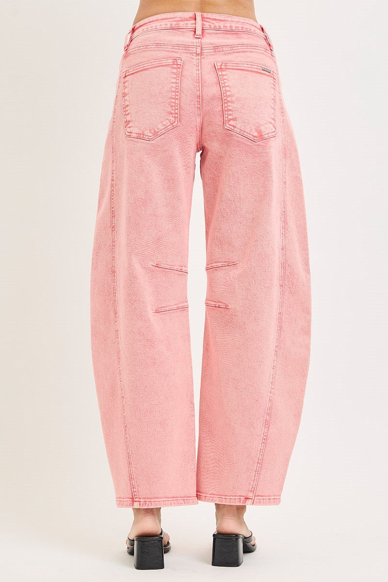 Ankle Barrel Jeans