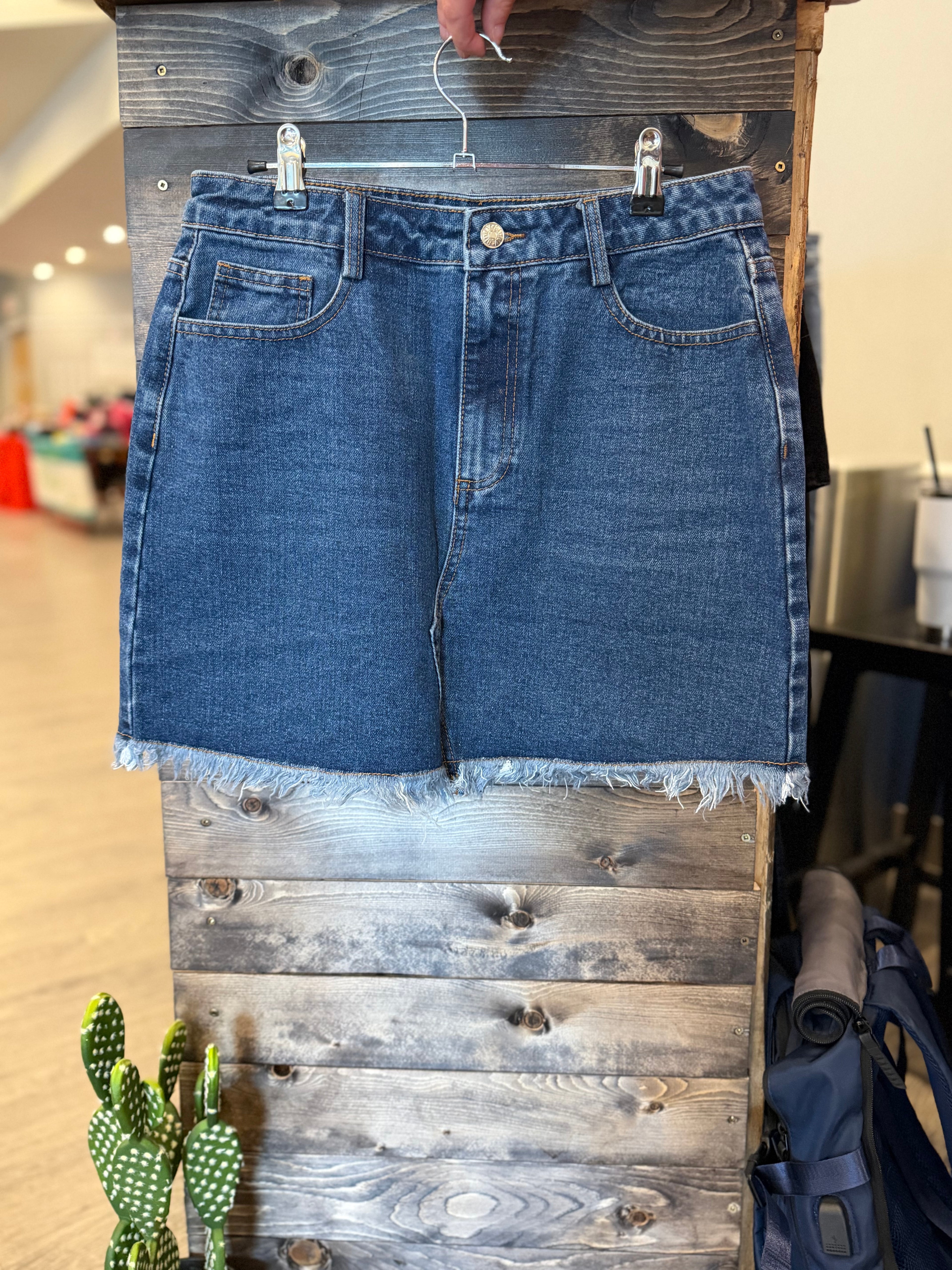Short Denim Skirt