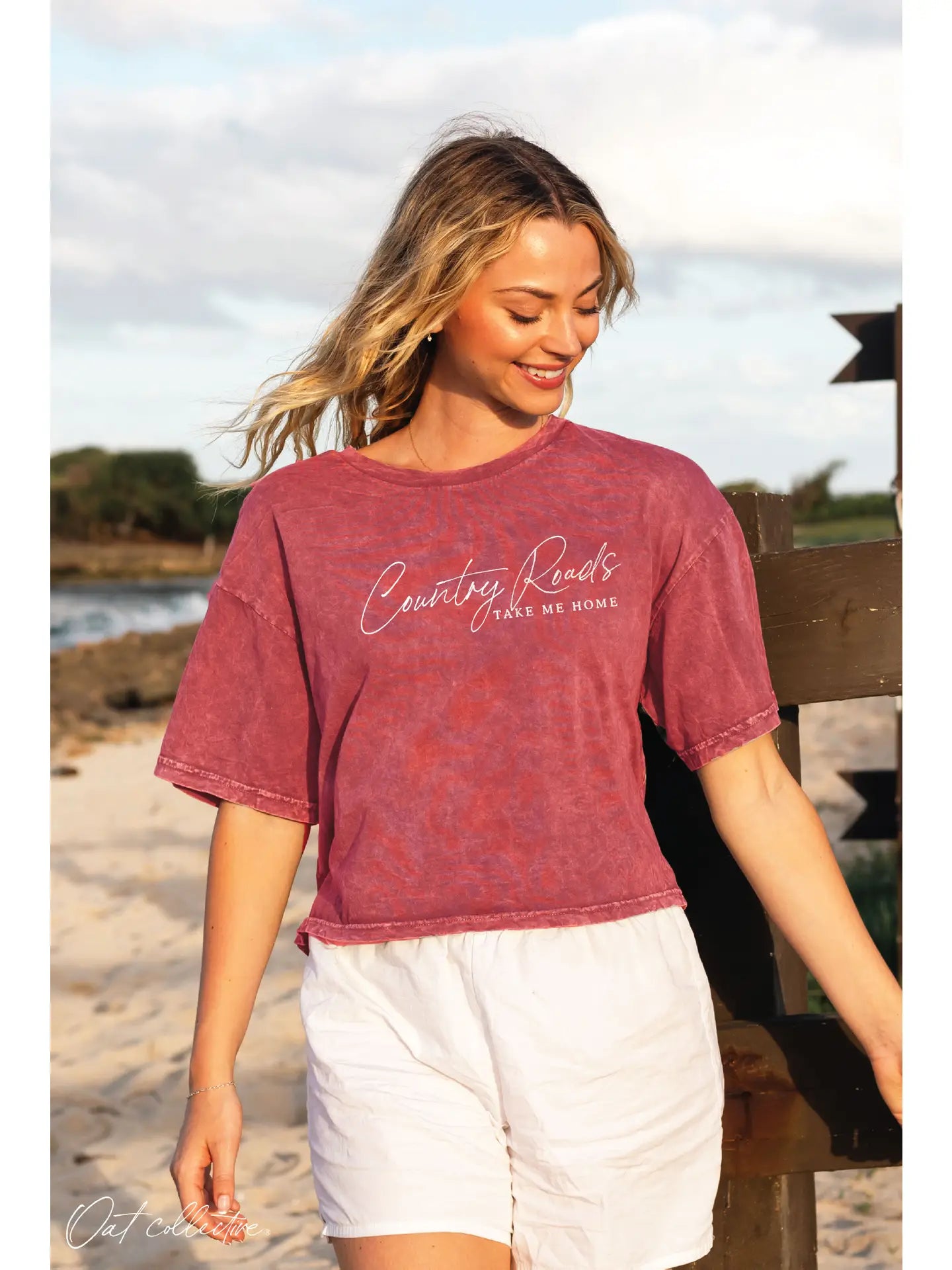 Country Roads Crop Top