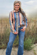 Striped Button Up - Multi